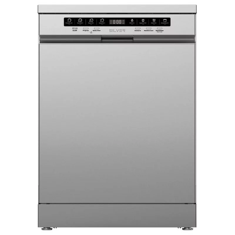 Silver IPMLL13/S Freestanding Dishwasher 13 Stainless Steel Sets Silver IPMLL13/S Freestanding Dishwasher 13 Stainless Steel Sets