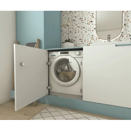 Candy Built-in Washing Machine and Dryer - (8Kg - 1400rpm) - CBDO485TWME1S