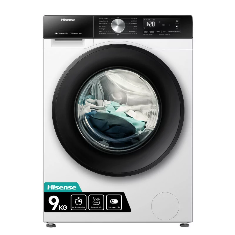 Hisense Washing Machine - (9kg - 1400rpm) - WF3S9043BW3