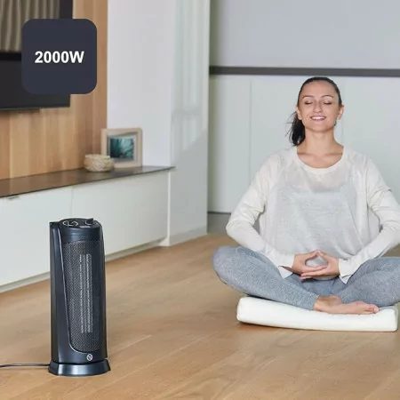 Black Decker BXSH-2002-E Fan Heater - 1000W/2000W