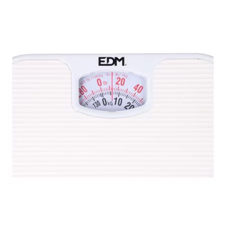 Balança EDM - P/ Casa de Banho - 130Kg - Branca|EdM|8425998076172