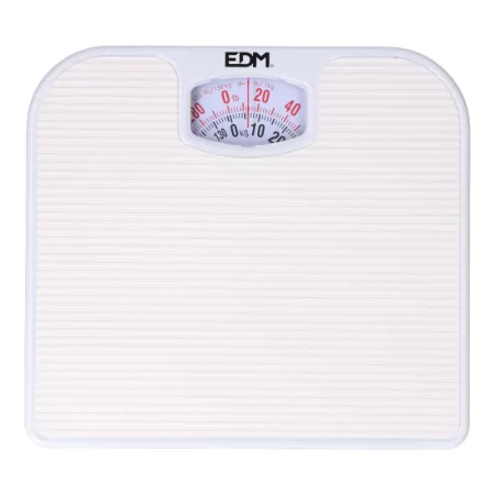 Balança EDM - P/ Casa de Banho - 130Kg - Branca|EdM|8425998076172