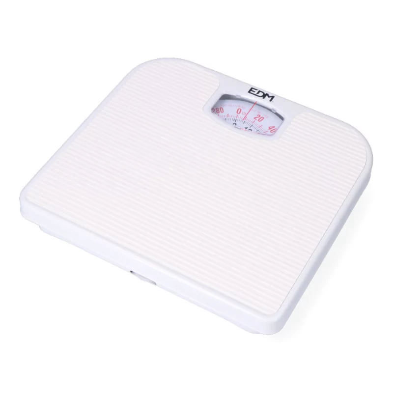 Balança EDM - P/ Casa de Banho - 130Kg - Branca