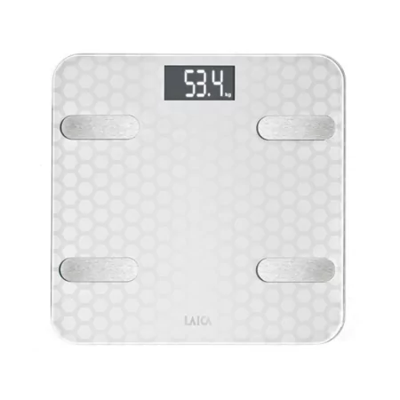 LAICA Digital Bathroom Scale - White - 180kg