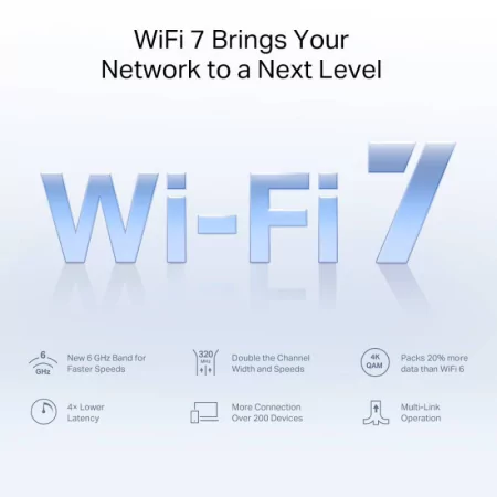 Sistema Mesh Mercusys Halo H47BE BE9300 Tri-Band WiFi 7 2.5GbE (Pack-2)|TP-Link|6957939001681