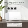 Sistema Mesh Mercusys Halo H47BE BE9300 Tri-Band WiFi 7 2.5GbE (Pack-2)|TP-Link|6957939001681