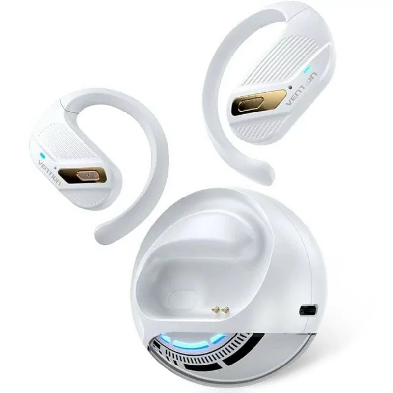Auriculares Desportivos Bluetooth - Vention OpenBeat O12 - Open Ear - Blanco Auriculares Desportivos Bluetooth - Vention OpenBeat O12 - Open Ear - Blanco