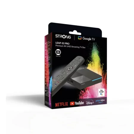 Strong LEAP-S3 PRO - Google TV Box 4K - (Android 12 - 4GB/32GB - Atmos - Wi-Fi 6)|Strong|9120072379185