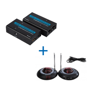 Kit HDMI Extender 50m Cat 5e/6 Full HD + IR Transmitter