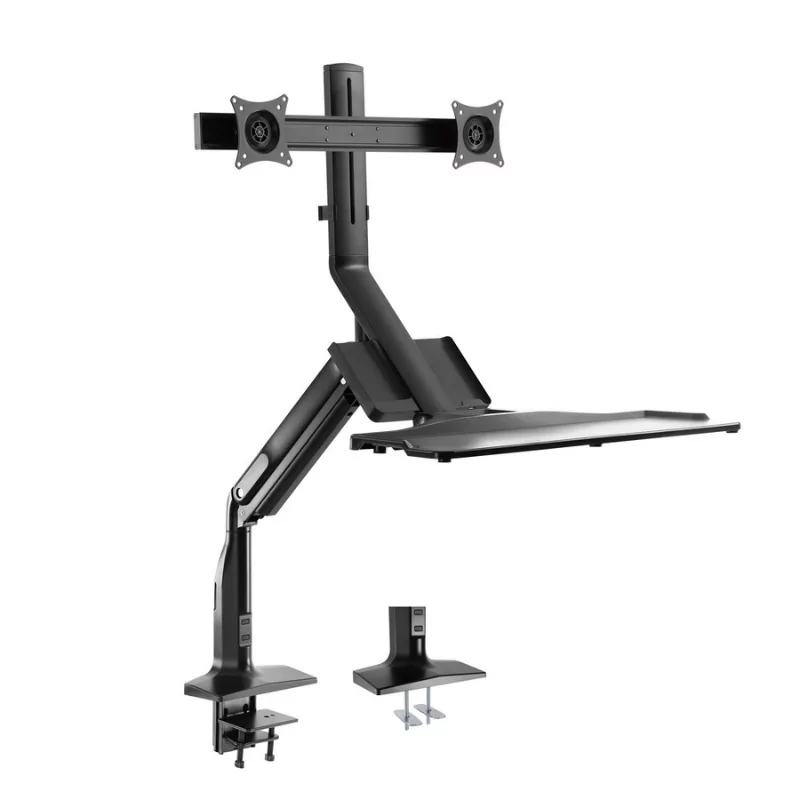Napofix Desk Mount - For Dual Monitor - 17" to 27" - SW6200
