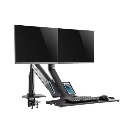 Napofix Desk Mount - For Dual Monitor - 17" to 27" - SW6200