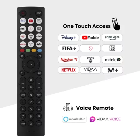 Smart TV Hisense 55 ULED MiniLED 55U6NQ - (140cm - VIDAA OS - UHD 4K - Pé Duplo Ajustável)