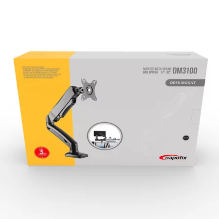 Suporte de Secretária Full-Motion Napofix - 17" a 32" - DM3100|Napofix|5603209131008