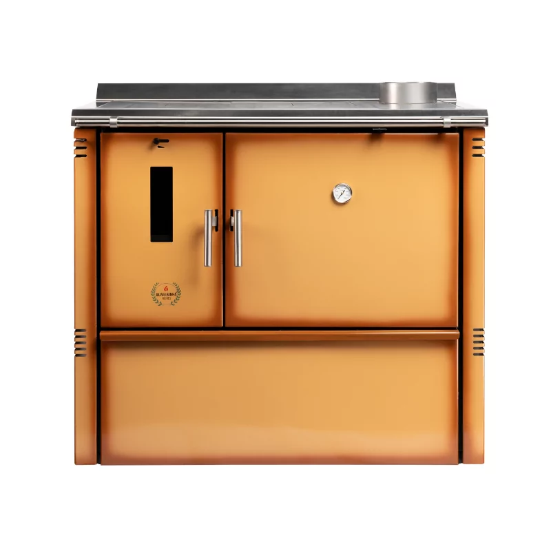 Oliveirinha Wood Stove - Brown Enamelled Oliveirinha Wood Stove - Brown Enamelled