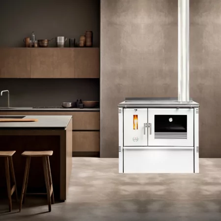 Cocina de Leña Oliveirinha - Esmaltado Blanco PV
