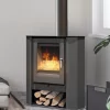 Mekka Wood Stove - Steel Corner