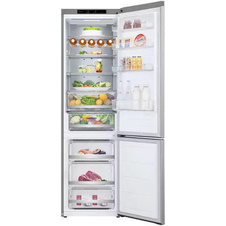 Frigorífico Combinado LG 387L GBV7280CPY - (203cm - NatureFRESH™ - Classe C - Inox)|LG|8806084256348