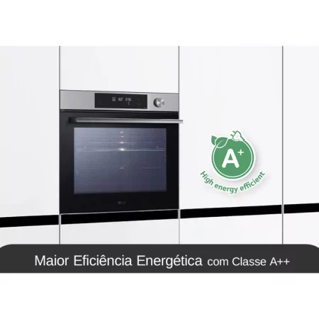 Horno de Encastre a Vapor LG 76L Ws7d7631wb (60cm - InstaView™ - Clase A+ - Negro)