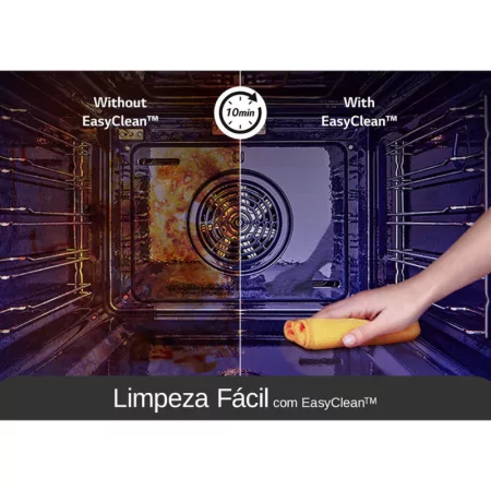 Horno de Encastre a Vapor LG 76L Ws7d7631wb (60cm - InstaView™ - Clase A+ - Negro)