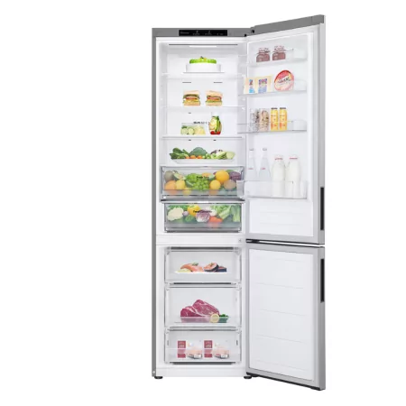 Frigorífico Combinado LG 387L GBV22NCBPY (203cm - LinearCooling™ - Classe B - Inox)|LG|8806096047156