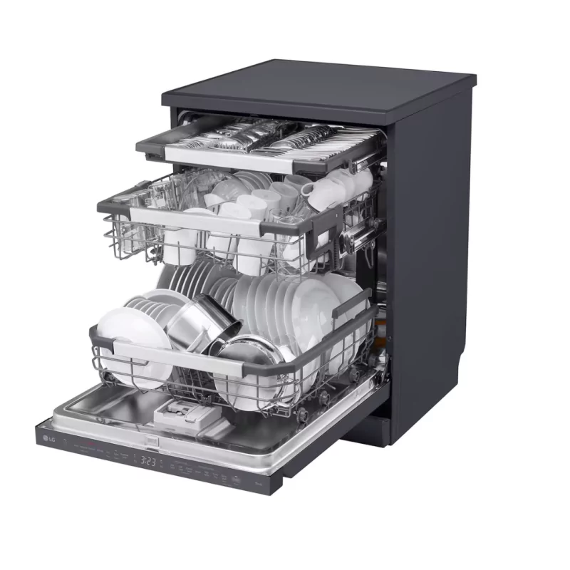 Máquina de Lavar Loiça LG - DF587HMS - (14 Conj. - 60 cm - Essence Black