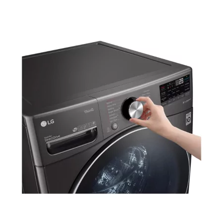 Máquina de Lavar Roupa LG F0P3CYV2E - (20 kg - 1000 RPM - Preto)|LG|8806096232668