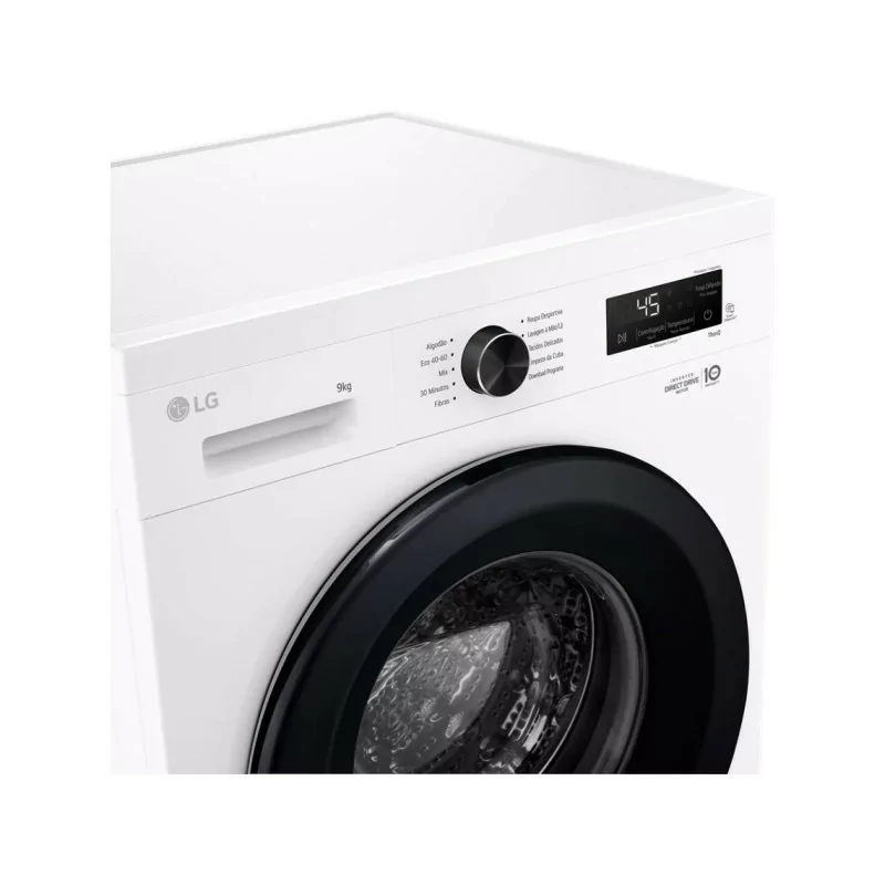 Lavadora de Ropa LG F4X1009NWK (9 kg - 1400 rpm - Blanco)