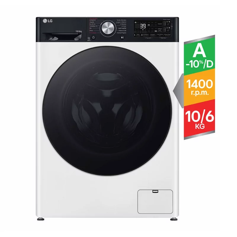 Máquina de Lavar e Secar Roupa LG F4DR7511SGH (6/11 kg - 1400 rpm - Branco)|LG|8806084293008 Máquina de Lavar e Secar Roupa LG F4DR7511SGH (6/11 kg - 1400 rpm - Branco)|LG|8806084293008