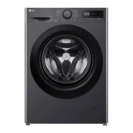 Máquina de Lavar e Secar Roupa LG F4DR509S6M (6/9 kg - 1400 rpm - Preto)