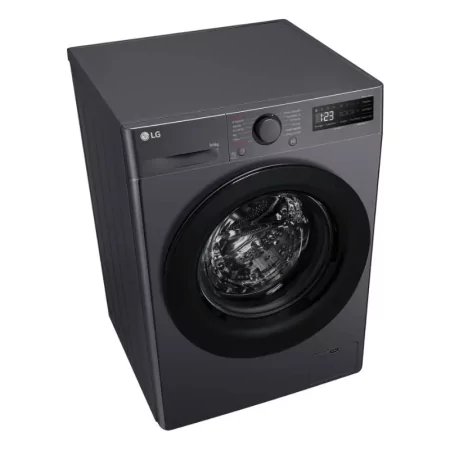 Máquina de Lavar e Secar Roupa LG F4DR509S6M (6/9 kg - 1400 rpm - Preto)