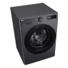 Máquina de Lavar e Secar Roupa LG F4DR509S6M (6/9 kg - 1400 rpm - Preto)