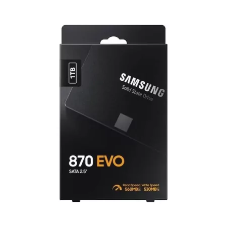Disco SSD Interno SAMSUNG 870 EVO (1 TB - Serial ATA III - 560 MB/s)