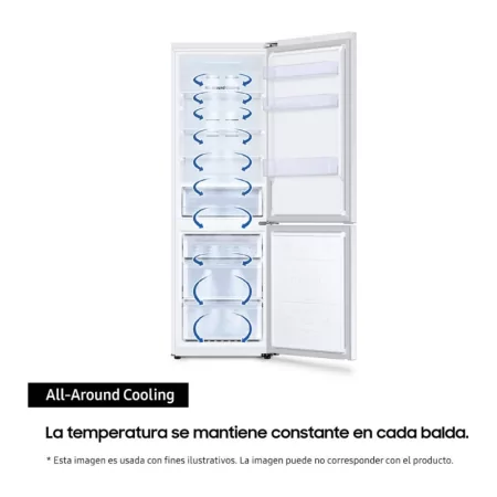 Frigorífico Combinado Samsung RB34C600DWW/EF - (No Frost - 185.3 cm - 344 L - Branco)|Samsung|8806094767872