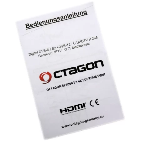 Octagon SF8008 V3 Twin Supreme 4K UHD E2 - Twin|Octagon|4262454470624