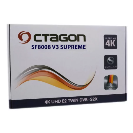 Octagon SF8008 V3 Twin Supreme 4K UHD E2 - Twin|Octagon|4262454470624
