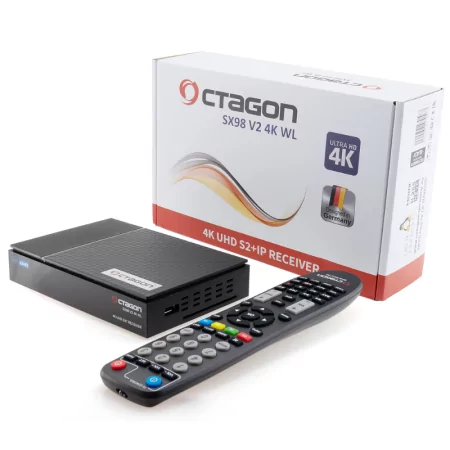 Octagon SX98 V2 WL 4K UHD Linux - Recetor IPTV & Satélite DVB-S2|Octagon|4262454470587