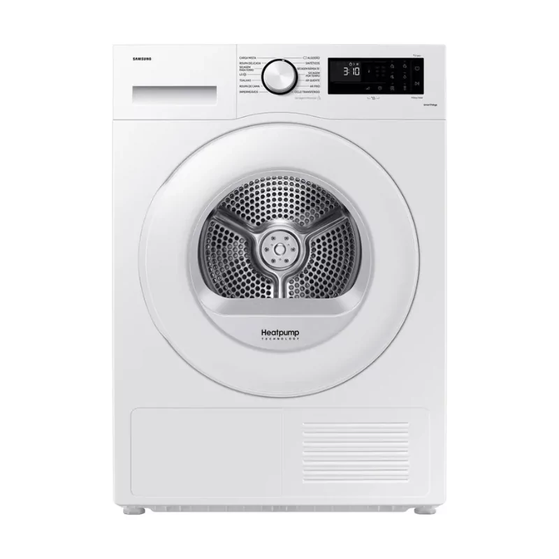 Máquina de Secar Roupa Samsung DV80CGC0B0TEEP - (8 kg - Bomba de Calor - Branco)|Samsung|8806095190006 Máquina de Secar Roupa Samsung DV80CGC0B0TEEP - (8 kg - Bomba de Calor - Branco)|Samsung|8806095190006