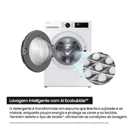 Máquina de Lavar e Secar Roupa Samsung WD90DG5B15BEEP - (6/9KG - 1400 rpm - Branco)|Samsung|8806095589091