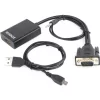 Cabo Adaptador GEMBIRD - VGA a HDMI c/ Jack 3,5mm||8716309098762