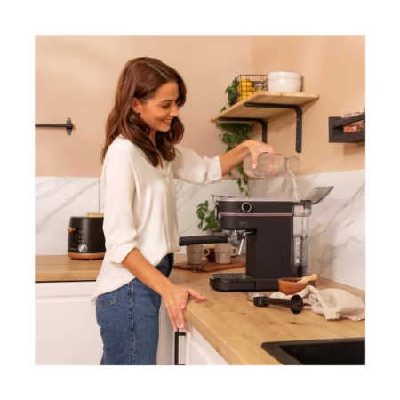 Máquina de Café Manual Cecotec Cafelizzia 890 Rose Pro 20 Bar 1350W Preta|Cecotec|8435484015745