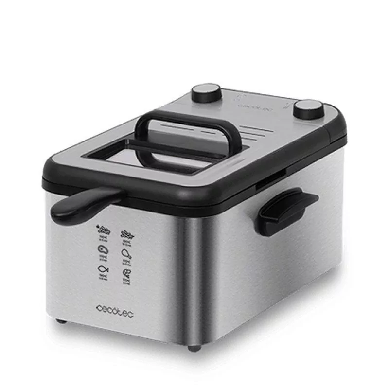 Freidora cecotec cleanfry infinity 3000 full inox/ 2400w/ capacidad 3l
