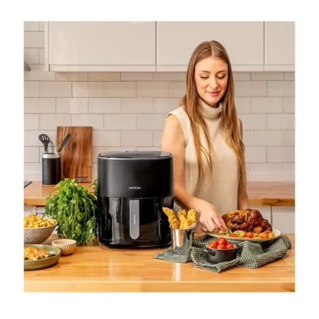 Air Fryer Cecotec - 2200 W - 6,5 L - Preto - Cecofry&Grill Duoheat 6500|Cecotec|8435484049726
