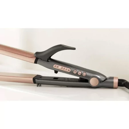 Prancha de Cabelo Cecotec - (82 W - 2 em 1 - Cinzento - Rosa) Bamba RitualCare|Cecotec|8435484042963