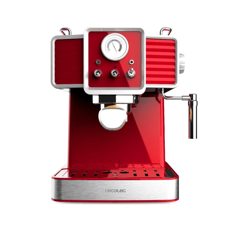 Máquina De Café Cecotec Power Espresso 20 Tradizionale Light Red Para Expressos e Cappuccinos||8435484017275 Máquina De Café Cecotec Power Espresso 20 Tradizionale Light Red Para Expressos e Cappuccinos||8435484017275