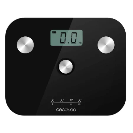Balança Digital para Casa de Banho Cecotec Ecopower 10100 Full Healthy Lcd 180kg - Preto|Cecotec|8435484042536