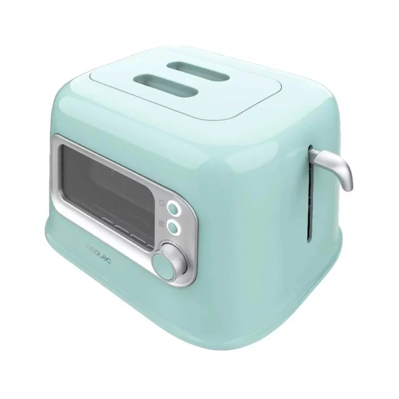 Torradeira Cecotec RetroVision Blue - (Azul claro - Aço inoxidável)