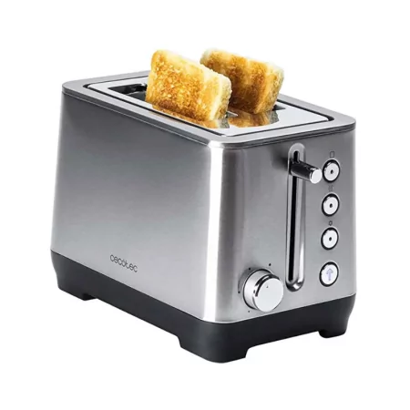 Tostador cecotec bigtoast double/ 1000w/ plata