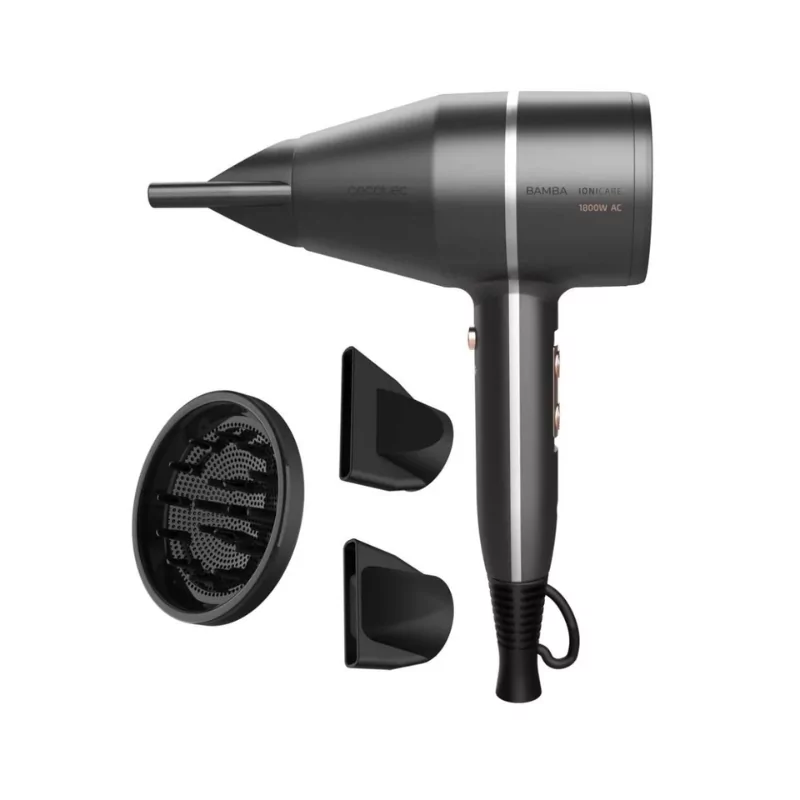 Secador de Cabelo Cecotec - (1800 W - Preto) Bamba IoniCare 5500 PowerStyle|Cecotec|8435484042109 Secador de Cabelo Cecotec - (1800 W - Preto) Bamba IoniCare 5500 PowerStyle|Cecotec|8435484042109