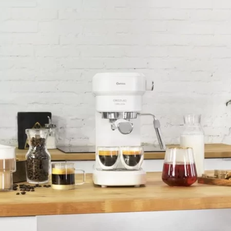 Máquina de Café Expresso Cecotec - ( Aço inoxidável - 1350 W - Branco ) Cafelizzia 790|Cecotec|8435484016506