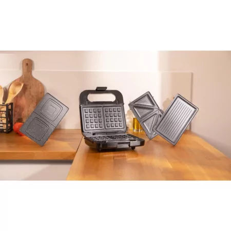Sanduicheira Cecotec - ( inox - 4 em 1 - 1000 W ) Rock´nToast|Cecotec|8435484043090